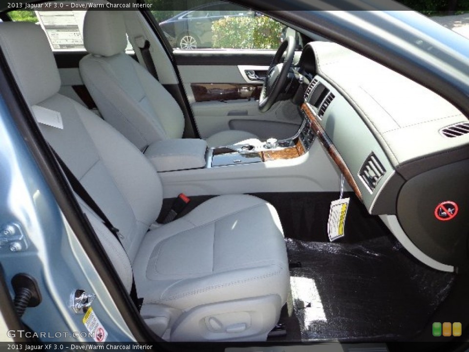 Dove/Warm Charcoal Interior Front Seat for the 2013 Jaguar XF 3.0 #81886252
