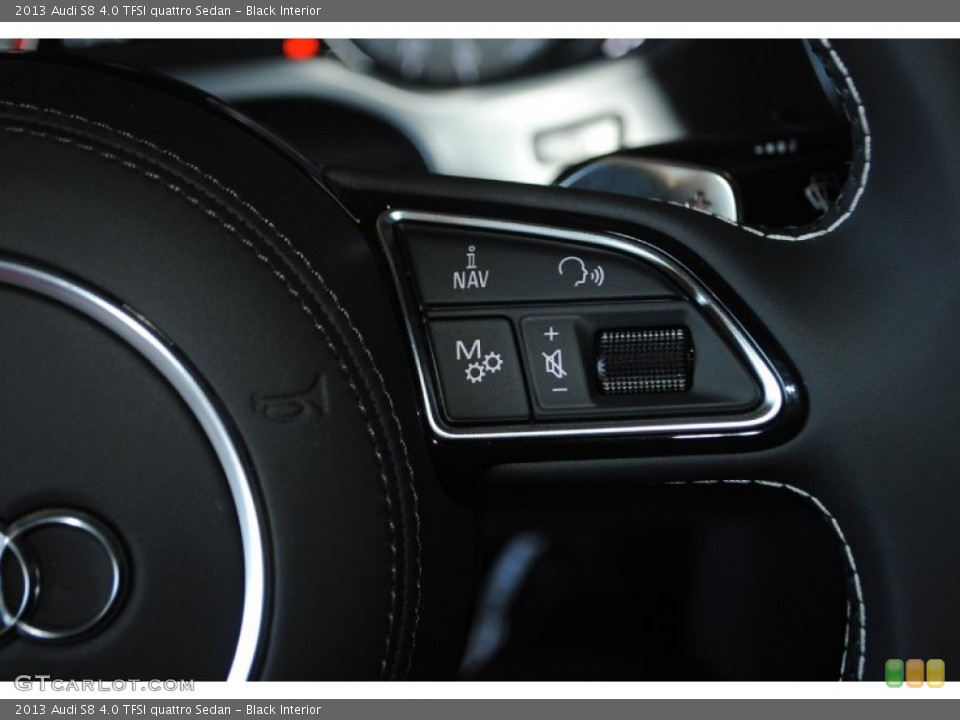 Black Interior Controls for the 2013 Audi S8 4.0 TFSI quattro Sedan #81890167