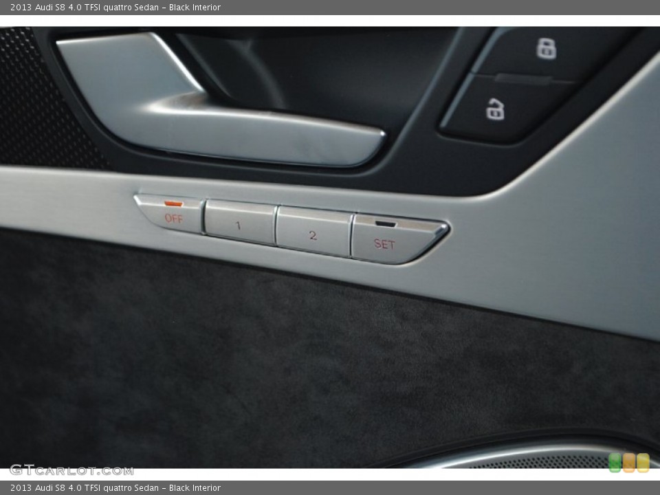Black Interior Controls for the 2013 Audi S8 4.0 TFSI quattro Sedan #81890286