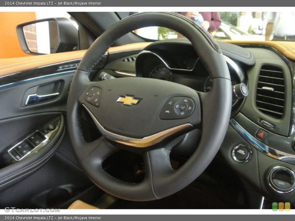 Jet Black/Mojave Interior Steering Wheel for the 2014 Chevrolet Impala LTZ #81895441