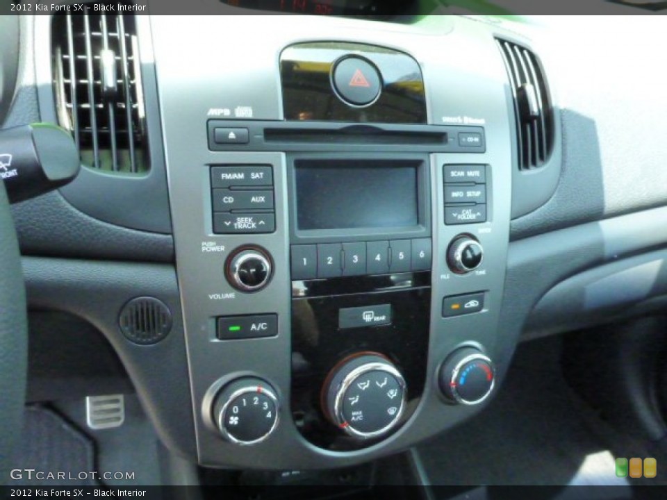 Black Interior Controls for the 2012 Kia Forte SX #81897039