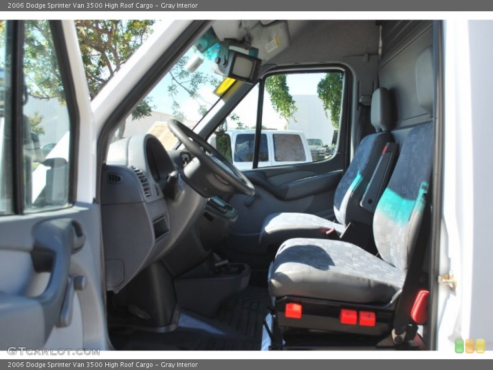 Gray Interior Front Seat for the 2006 Dodge Sprinter Van 3500 High Roof Cargo #81898468