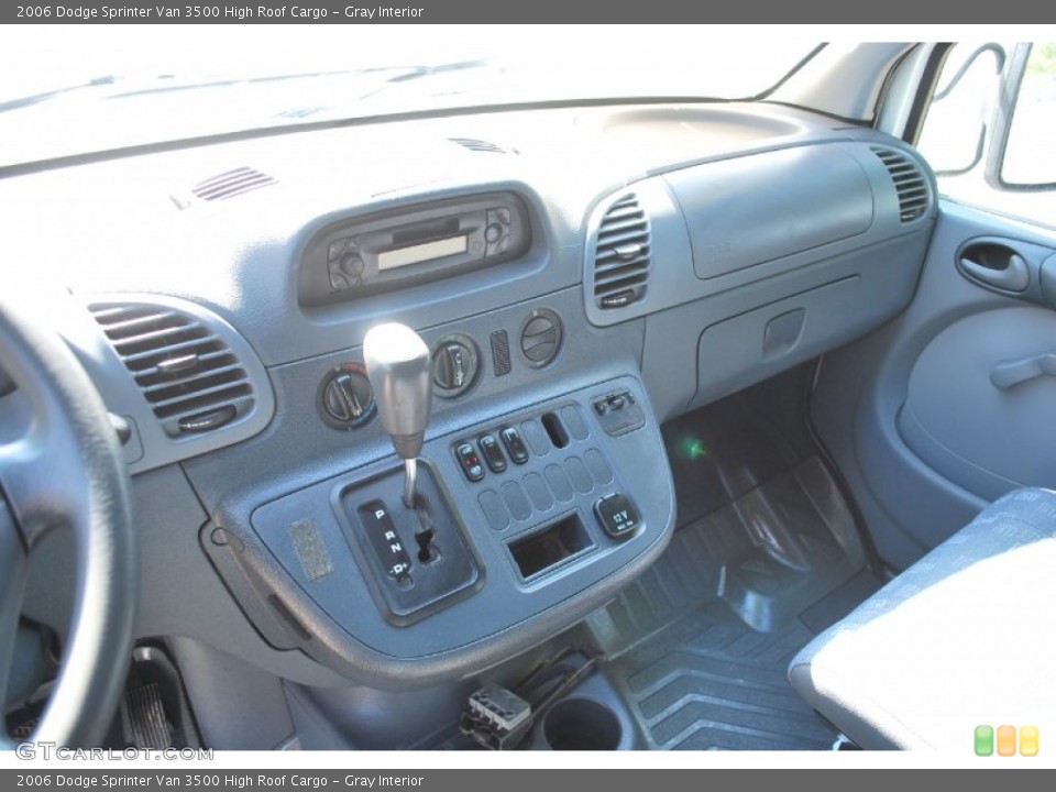 Gray Interior Dashboard for the 2006 Dodge Sprinter Van 3500 High Roof Cargo #81898531