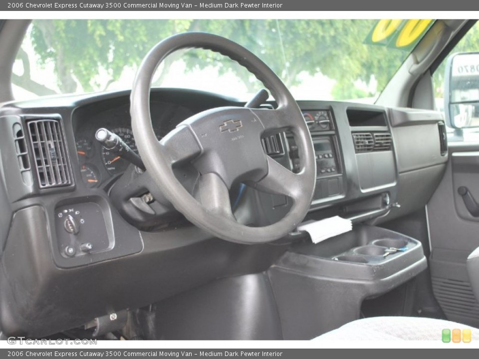 Medium Dark Pewter Interior Dashboard for the 2006 Chevrolet Express Cutaway 3500 Commercial Moving Van #81898810