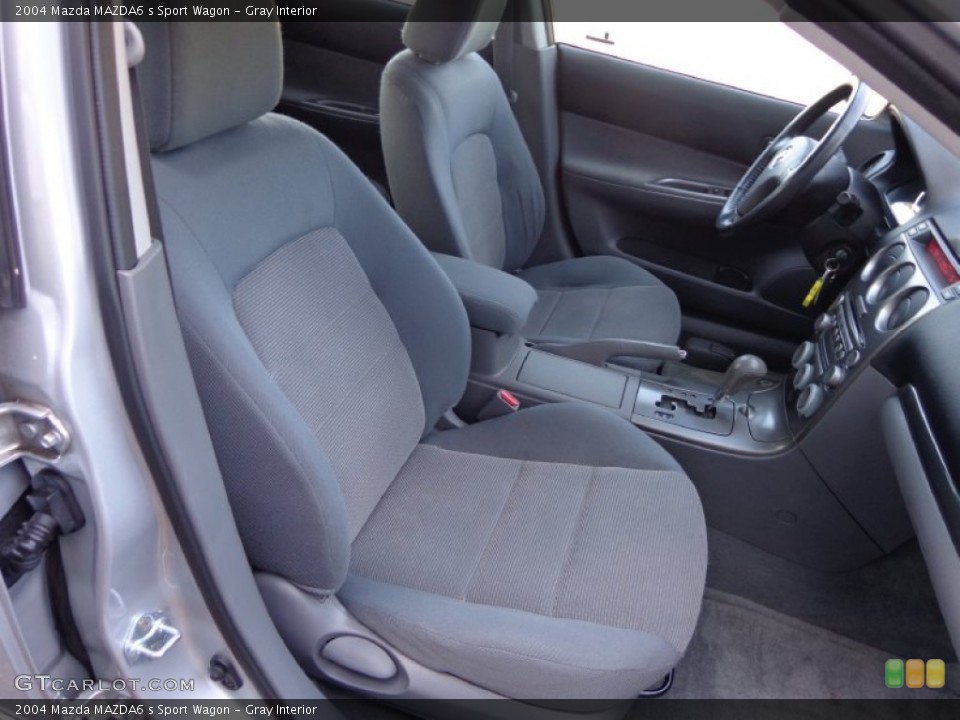 Gray Interior Front Seat for the 2004 Mazda MAZDA6 s Sport Wagon #81900899