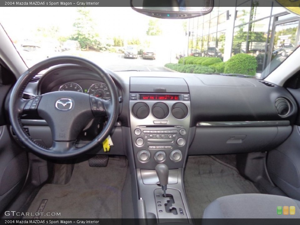 Gray Interior Dashboard for the 2004 Mazda MAZDA6 s Sport Wagon #81901134