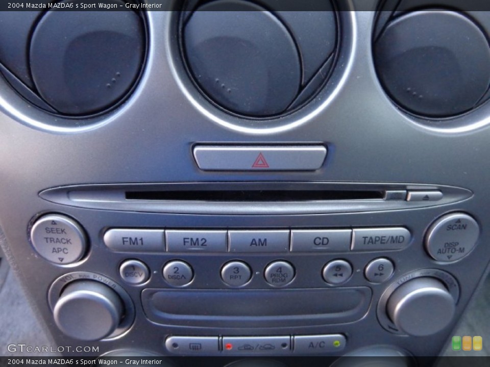 Gray Interior Audio System for the 2004 Mazda MAZDA6 s Sport Wagon #81901351