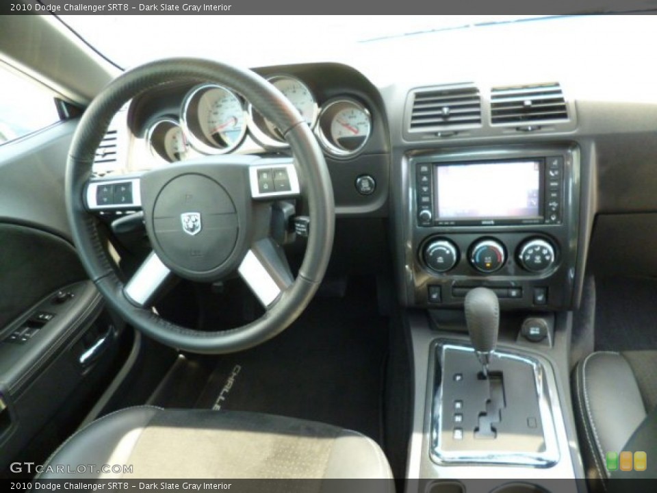 Dark Slate Gray Interior Dashboard for the 2010 Dodge Challenger SRT8 #81902778