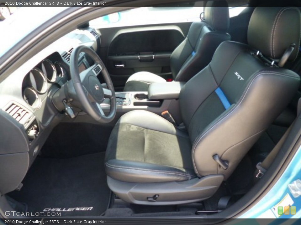 Dark Slate Gray Interior Front Seat for the 2010 Dodge Challenger SRT8 #81902801