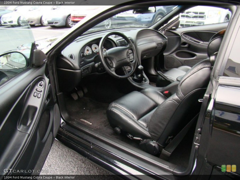 Black Interior Photo for the 1994 Ford Mustang Cobra Coupe #81903258