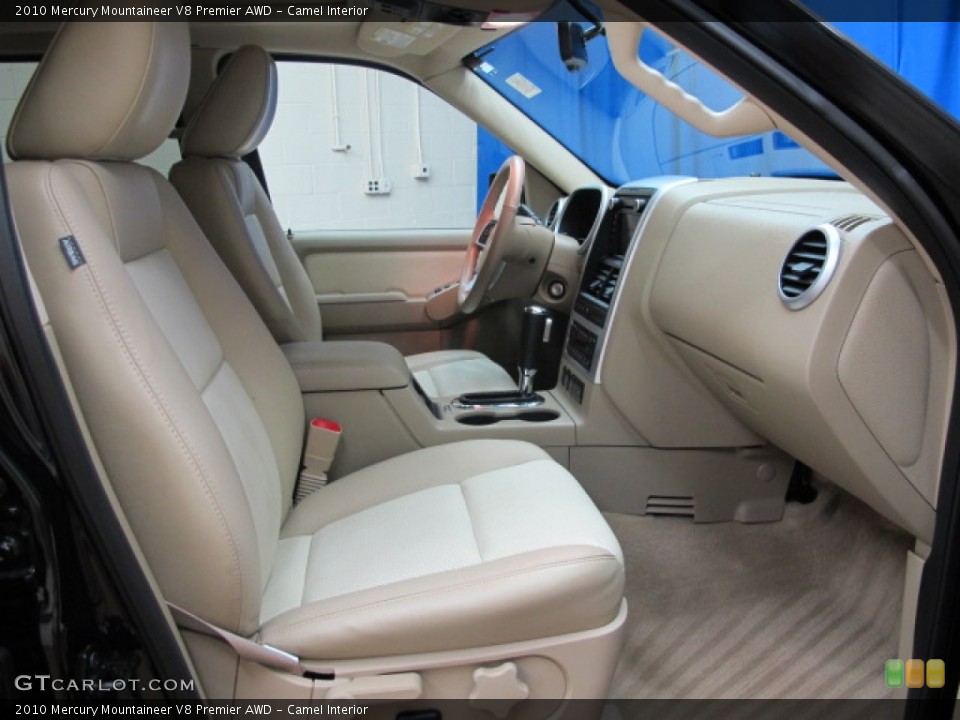 Camel Interior Front Seat for the 2010 Mercury Mountaineer V8 Premier AWD #81903313