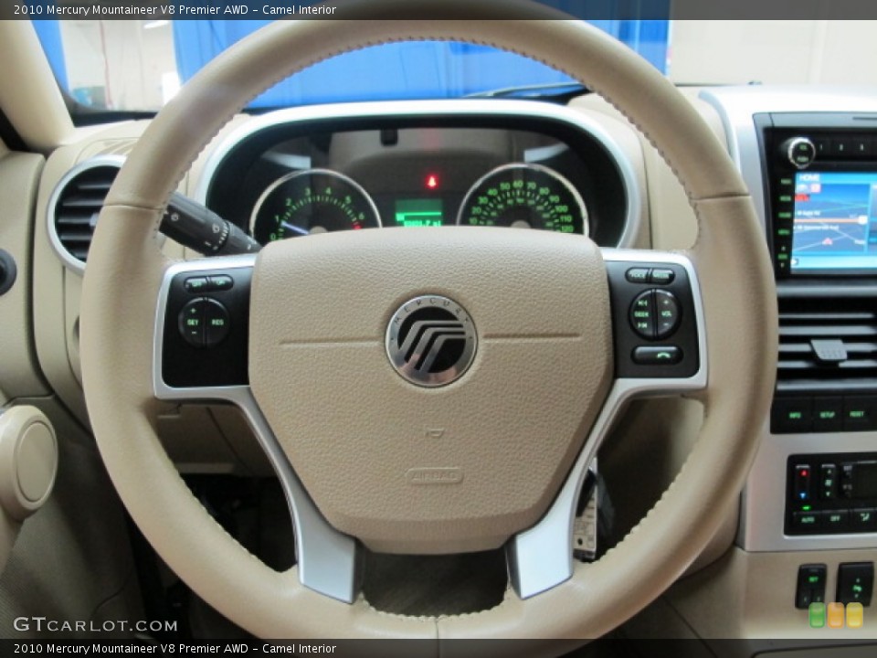 Camel Interior Steering Wheel for the 2010 Mercury Mountaineer V8 Premier AWD #81903538
