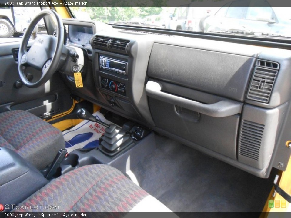 Agate Interior Dashboard for the 2000 Jeep Wrangler Sport 4x4 #81904633