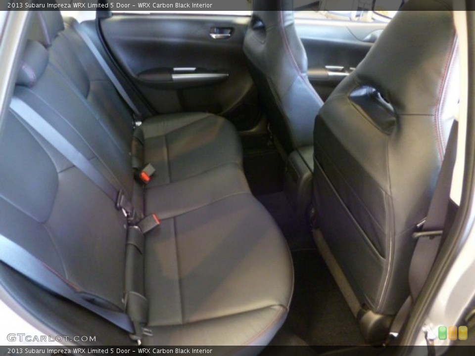 WRX Carbon Black Interior Rear Seat for the 2013 Subaru Impreza WRX Limited 5 Door #81905298