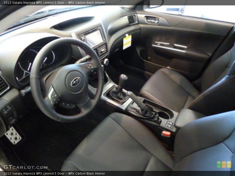 WRX Carbon Black Interior Prime Interior for the 2013 Subaru Impreza WRX Limited 5 Door #81905396