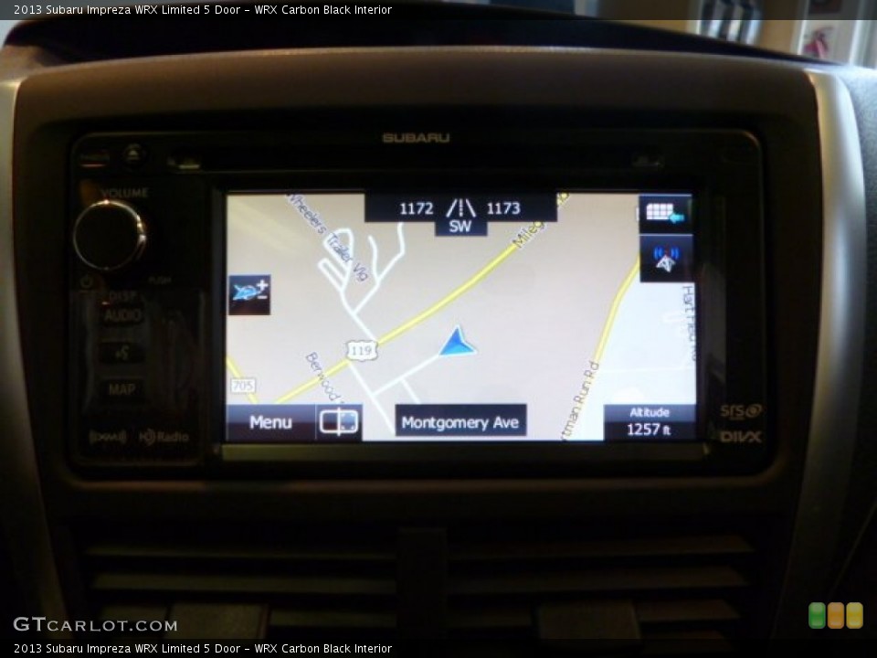 WRX Carbon Black Interior Navigation for the 2013 Subaru Impreza WRX Limited 5 Door #81905428