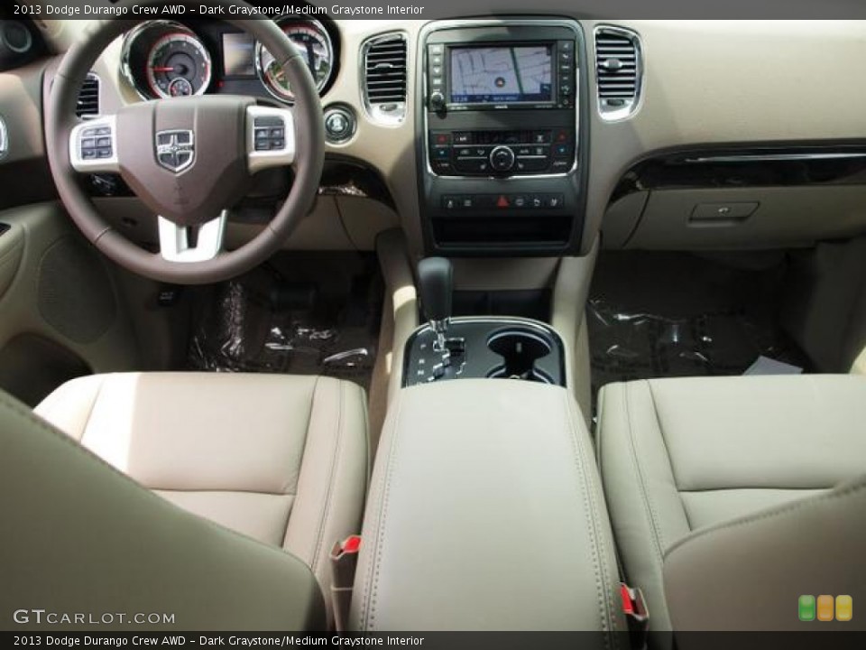 Dark Graystone/Medium Graystone Interior Dashboard for the 2013 Dodge Durango Crew AWD #81907010