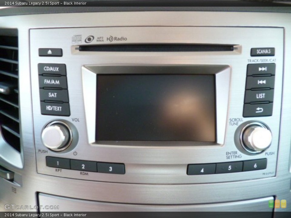 Black Interior Controls for the 2014 Subaru Legacy 2.5i Sport #81908942
