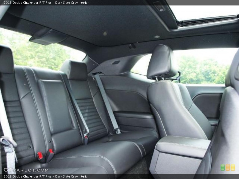 Dark Slate Gray Interior Rear Seat for the 2013 Dodge Challenger R/T Plus #81909565