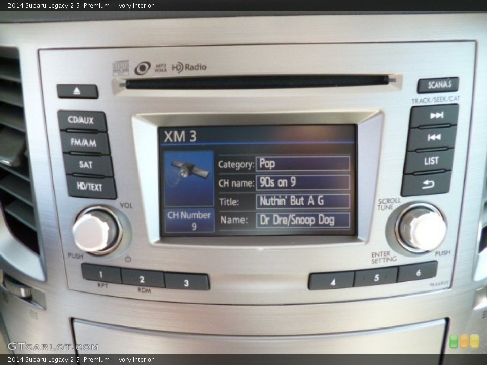 Ivory Interior Controls for the 2014 Subaru Legacy 2.5i Premium #81909883