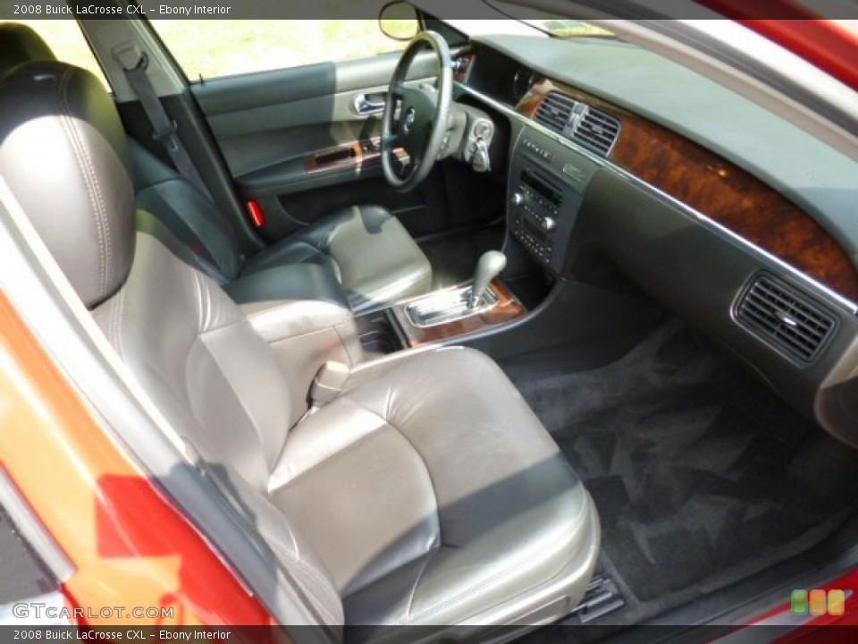 Ebony Interior Photo for the 2008 Buick LaCrosse CXL #81916666