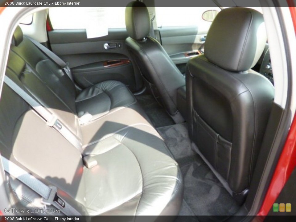 Ebony Interior Rear Seat for the 2008 Buick LaCrosse CXL #81916705