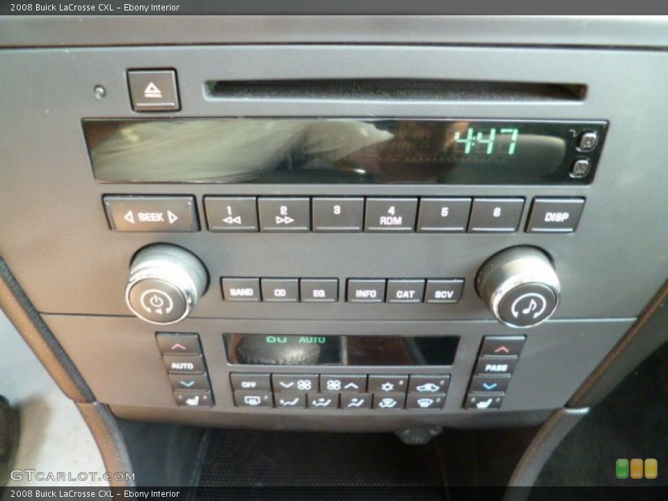 Ebony Interior Controls for the 2008 Buick LaCrosse CXL #81916824