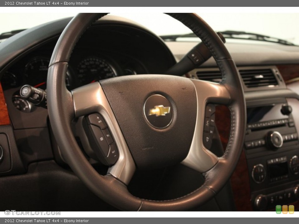 Ebony Interior Steering Wheel for the 2012 Chevrolet Tahoe LT 4x4 #81917284
