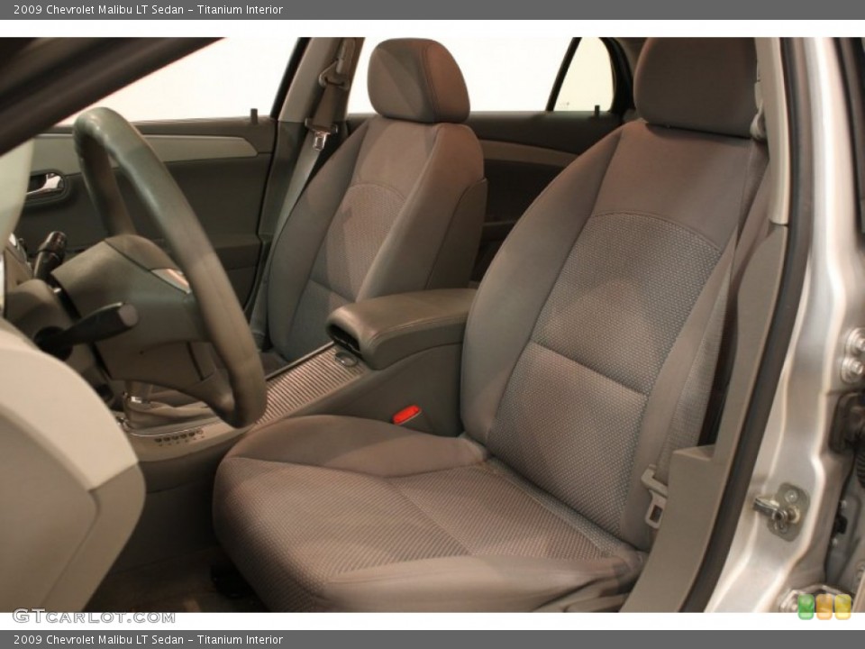 Titanium Interior Front Seat for the 2009 Chevrolet Malibu LT Sedan #81919921