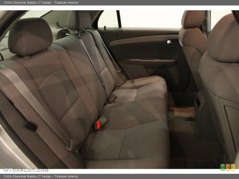Titanium Interior Rear Seat for the 2009 Chevrolet Malibu LT Sedan #81920032