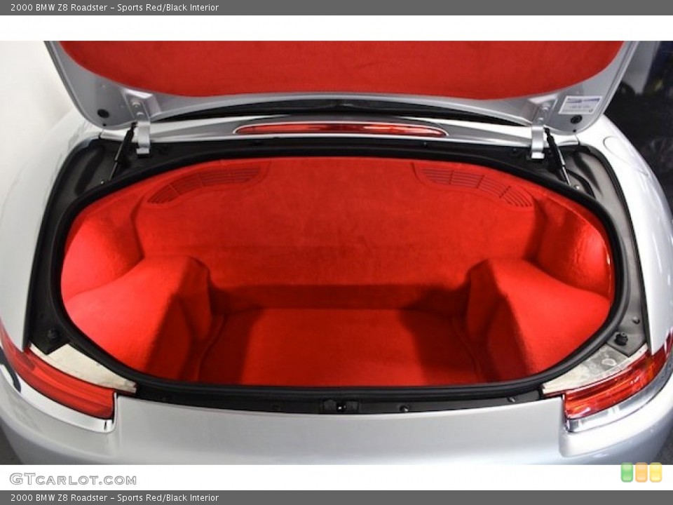 Sports Red/Black Interior Trunk for the 2000 BMW Z8 Roadster #81921115