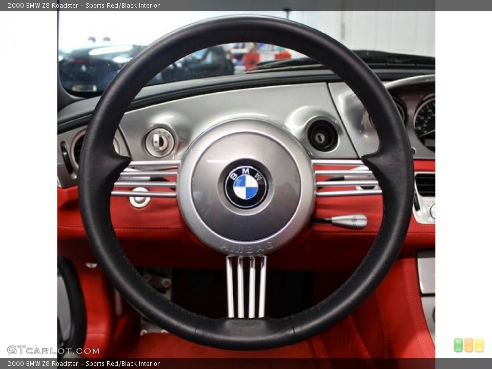Sports Red/Black Interior Steering Wheel for the 2000 BMW Z8 Roadster #81921508