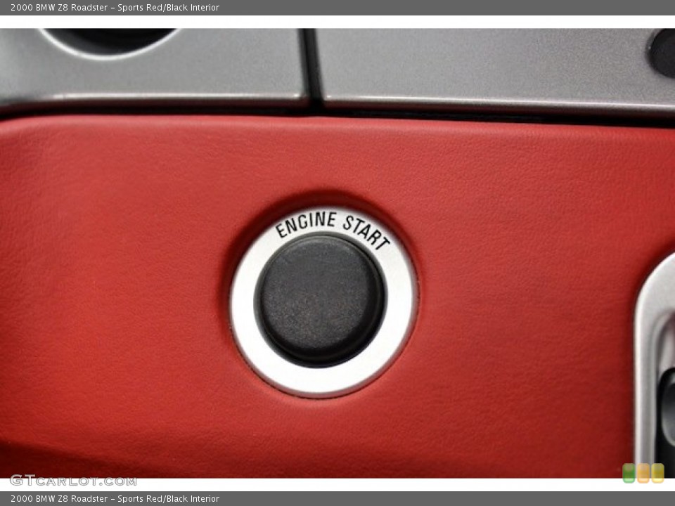 Sports Red/Black Interior Controls for the 2000 BMW Z8 Roadster #81921554