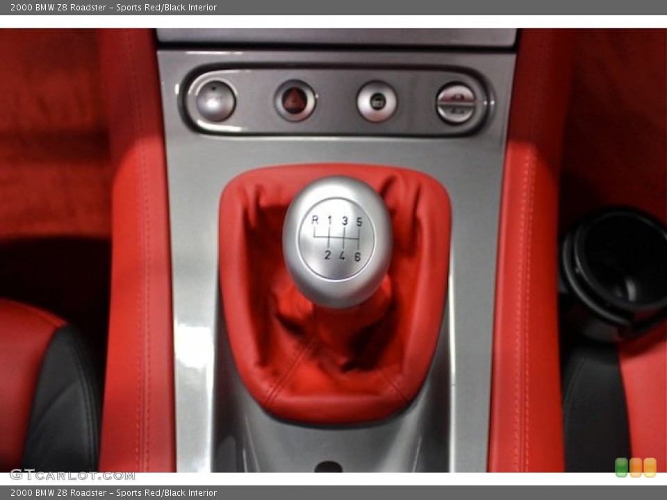 Sports Red/Black Interior Transmission for the 2000 BMW Z8 Roadster #81921643