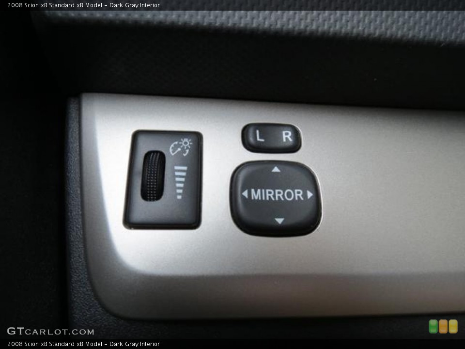 Dark Gray Interior Controls for the 2008 Scion xB  #81921901