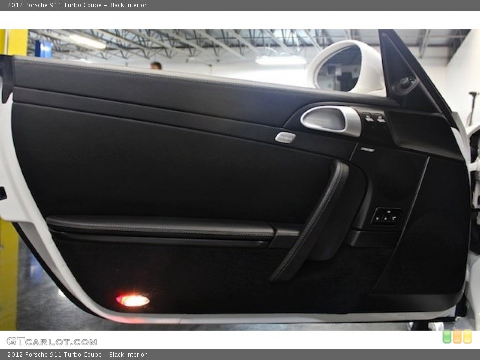 Black Interior Door Panel for the 2012 Porsche 911 Turbo Coupe #81923047