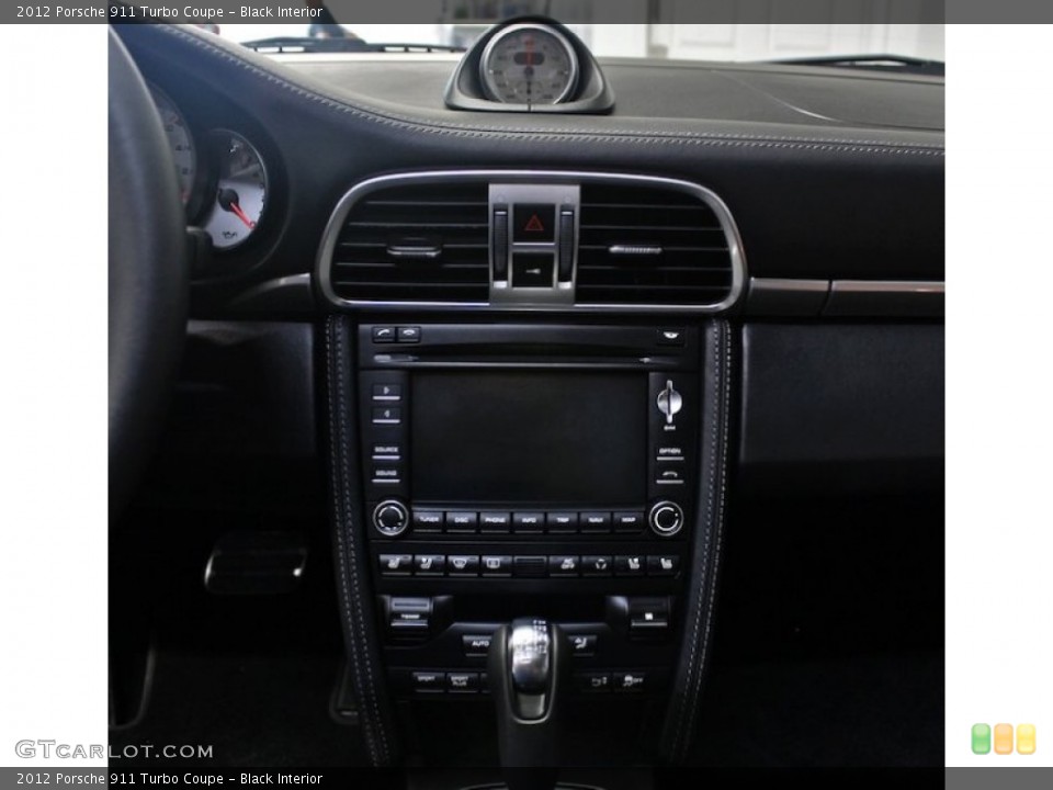 Black Interior Controls for the 2012 Porsche 911 Turbo Coupe #81923254