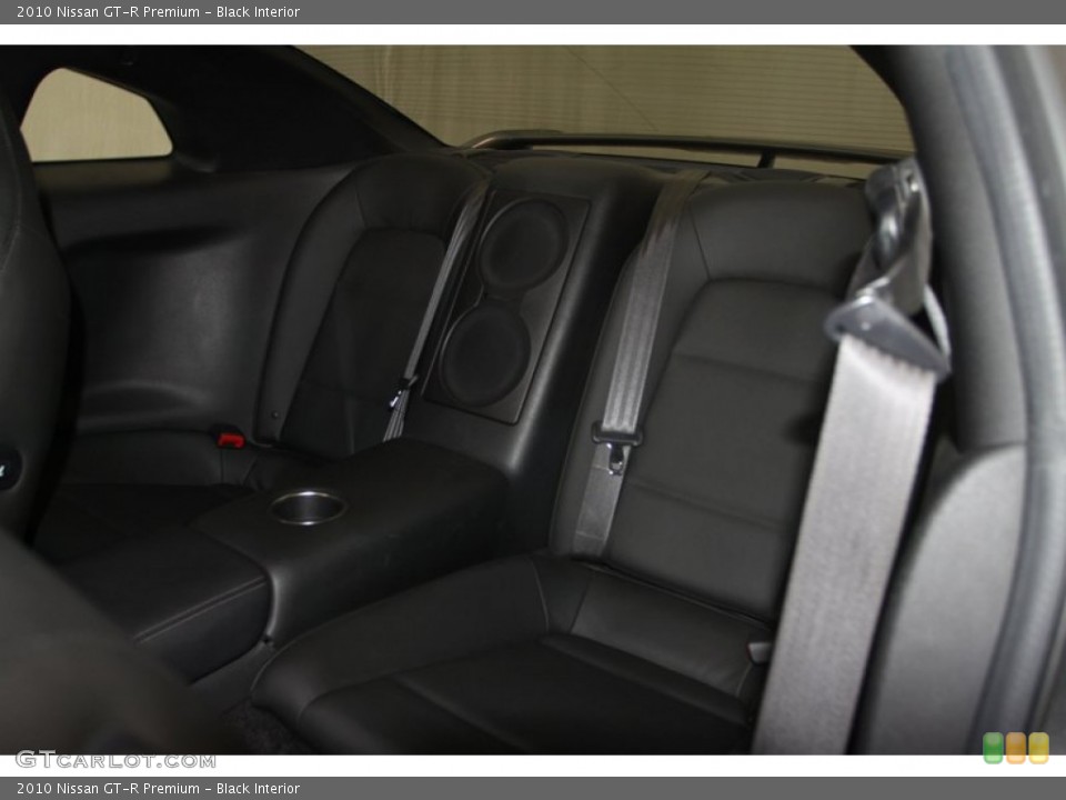 Black Interior Rear Seat for the 2010 Nissan GT-R Premium #81923770