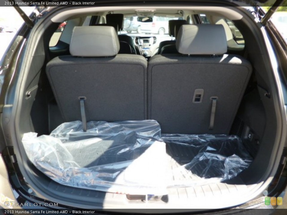 Black Interior Trunk for the 2013 Hyundai Santa Fe Limited AWD #81926008