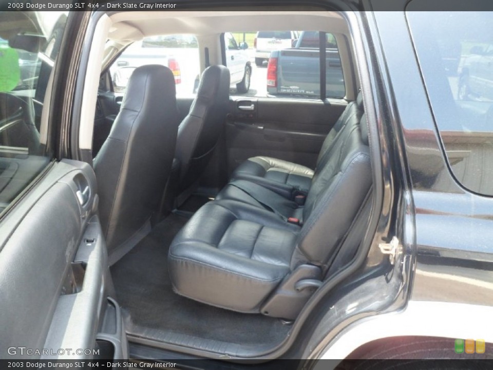 Dark Slate Gray Interior Rear Seat for the 2003 Dodge Durango SLT 4x4 #81926092