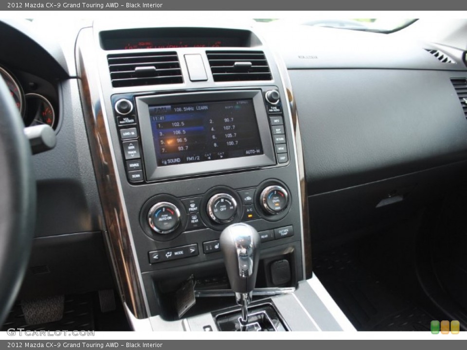 Black Interior Controls for the 2012 Mazda CX-9 Grand Touring AWD #81927421