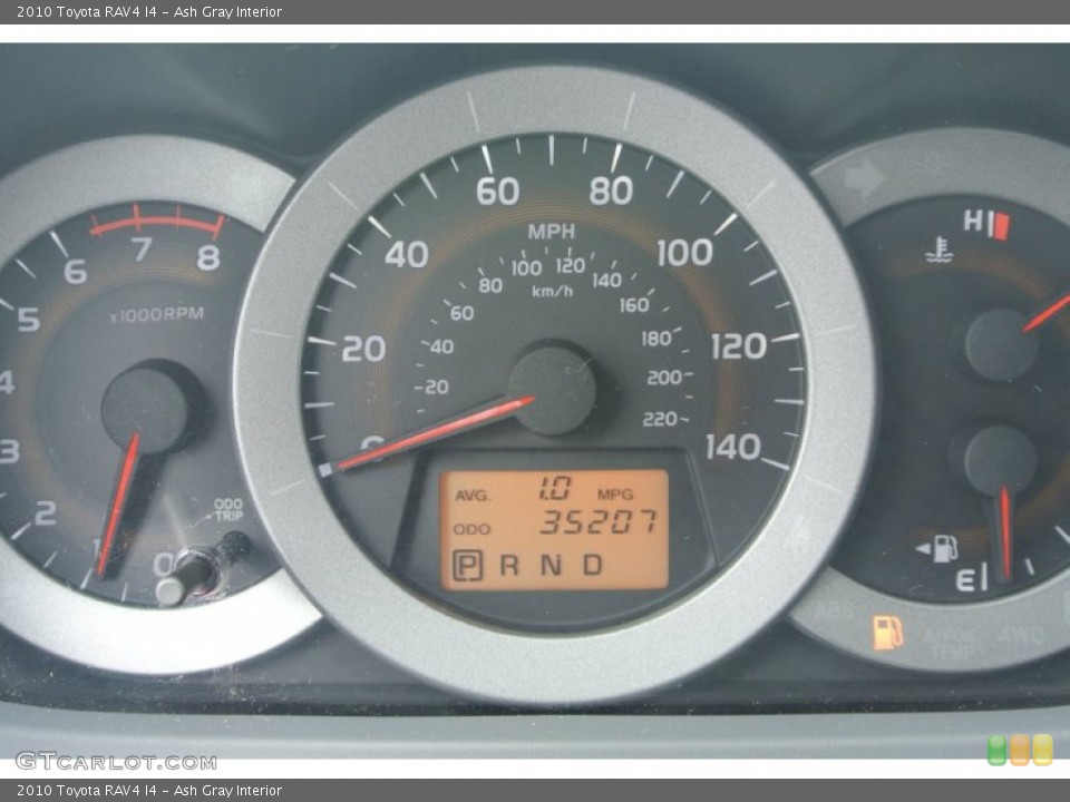 Ash Gray Interior Gauges for the 2010 Toyota RAV4 I4 #81930502