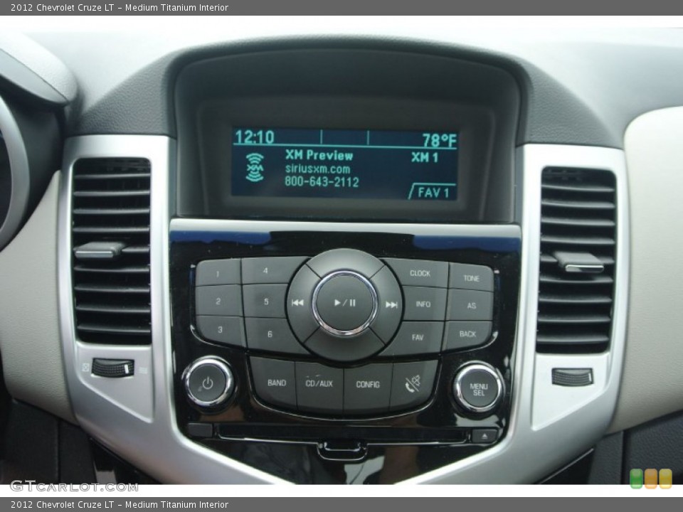 Medium Titanium Interior Controls for the 2012 Chevrolet Cruze LT #81931987
