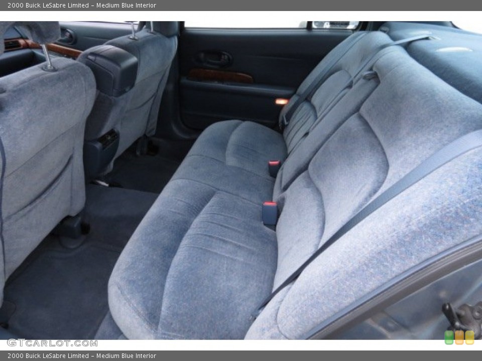 Medium Blue Interior Rear Seat for the 2000 Buick LeSabre Limited #81933534