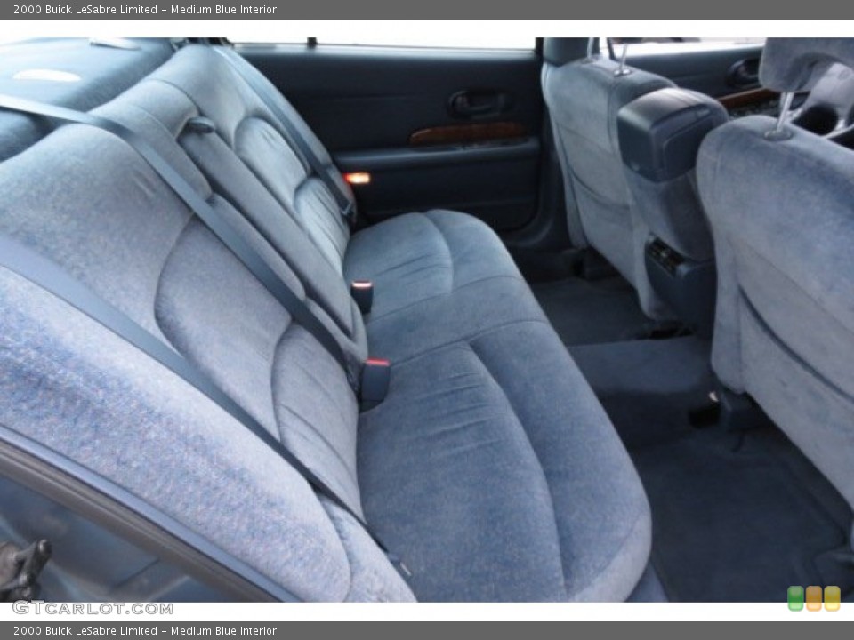 Medium Blue Interior Rear Seat for the 2000 Buick LeSabre Limited #81933574