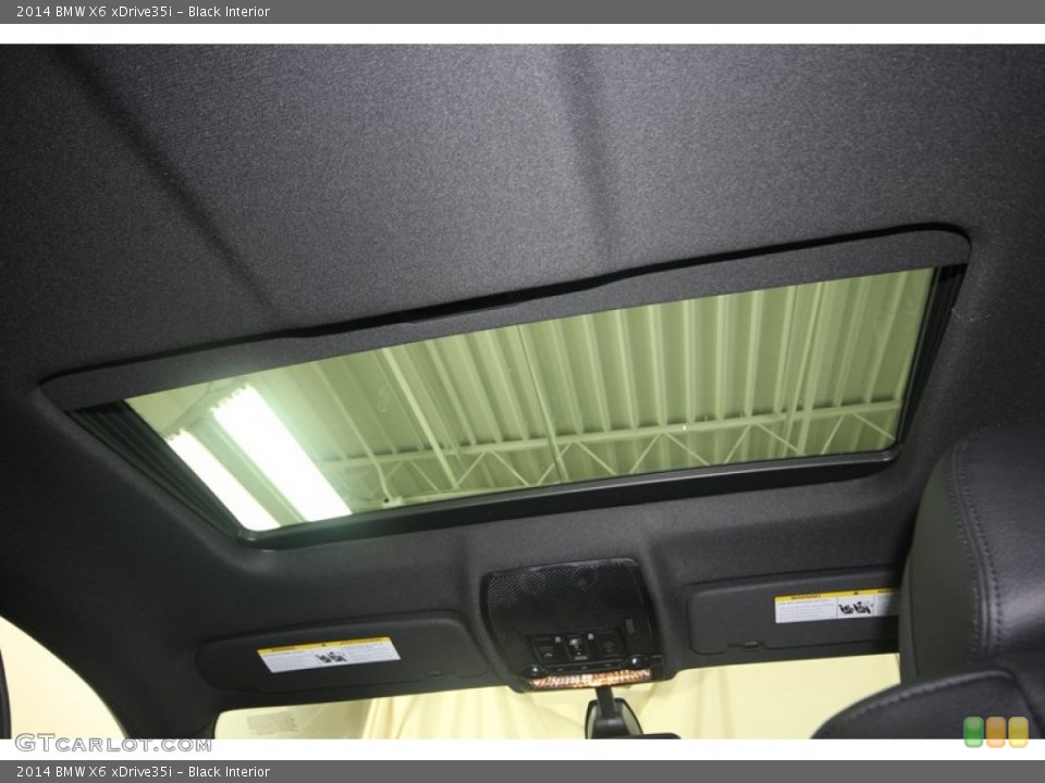 Black Interior Sunroof for the 2014 BMW X6 xDrive35i #81933830