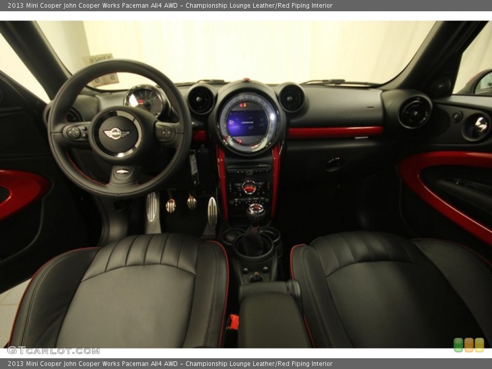 Championship Lounge Leather/Red Piping Interior Dashboard for the 2013 Mini Cooper John Cooper Works Paceman All4 AWD #81933995