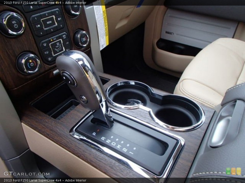 Adobe Interior Transmission for the 2013 Ford F150 Lariat SuperCrew 4x4 #81934523