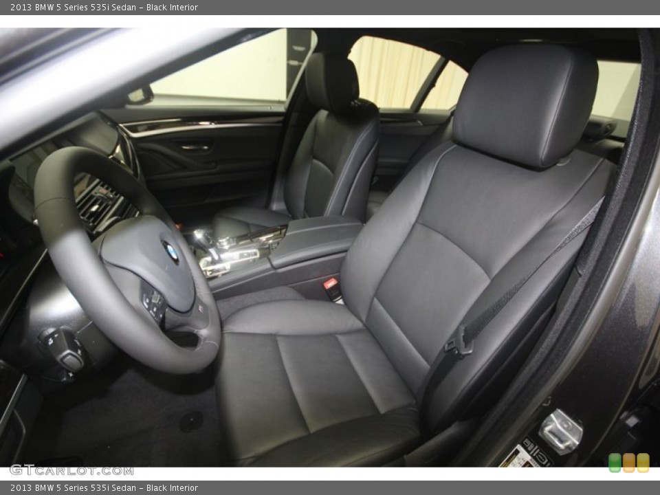 Black Interior Front Seat for the 2013 BMW 5 Series 535i Sedan #81938608