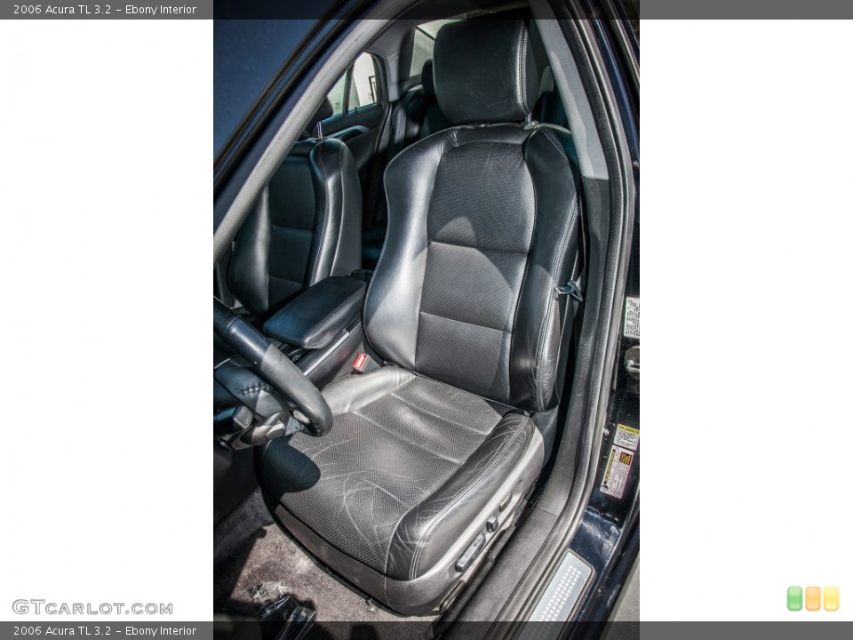 Ebony Interior Front Seat for the 2006 Acura TL 3.2 #81939474